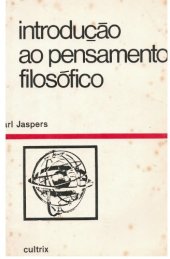 book Introdução ao Pensamento Filosófico