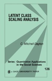 book Latent Class Scaling Analysis