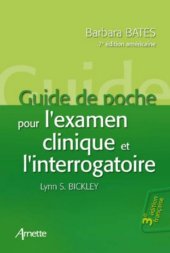 book Guide de poche pour l’examen clinique et l’interrogatoire