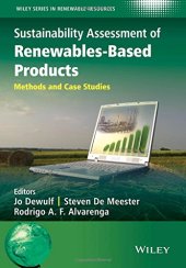 book Sustainability Assessment of Renewables-Based Products: Methods and Case Studies