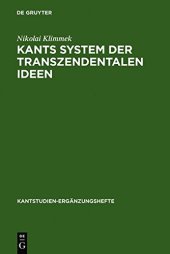 book Kants System der transzendentalen Ideen