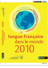 book La langue française dans le monde 2010