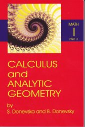 book Mathematics I. Calculus and analytic geometry part 3