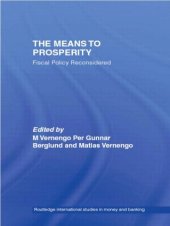 book The Means to Prosperity: Fiscal Policy Reconsidered