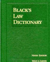 book Black's Law Dictionary
