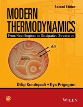 book Modern Thermodynamics  From Heat Engines to Dissipative Structures (Coursesmart), 2d edition