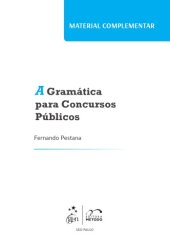 book A Gramática para Concursos Públicos - Gabaritos Comentados