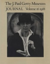 book The J. Paul Getty Museum journal