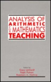 book Analysis of Arithmetic for Mathematics Teaching