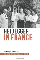 book Heidegger in France