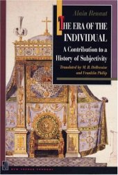 book The Era of the Individual: A Contribution to a History of Subjectivity