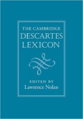 book The Cambridge Descartes lexicon