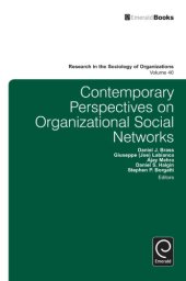 book Contemporary Perspectives on Organizational Social Networks