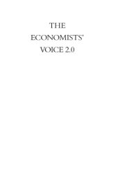 book The Economists’ Voice 2.0: The Financial Crisis, Health Care Reform, and More