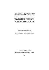 book Doon and Tyolet : two old French narrative lays