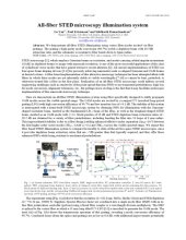 book All-fiber STED microscopy illumination system