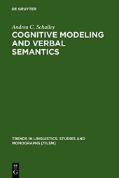 book Cognitive Modeling and Verbal Semantics: A Representational Framework Based on UML