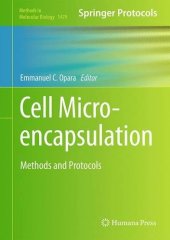 book Cell Microencapsulation: Methods and Protocols