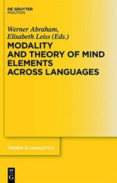 book Modality and Theory of Mind Elements across Languages