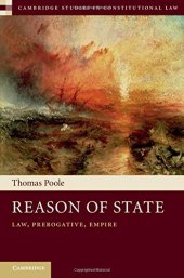 book Reason of State: Law, Prerogative and Empire