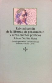 book Reivindicación de la libertad de pensamiento y otros escritos políticos