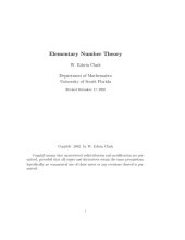 book Elementary Number Theory