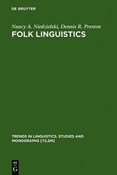 book Folk Linguistics