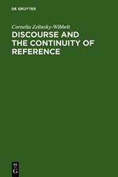 book Discourse and the Continuity of Reference: Representing Mental Categorization