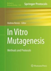 book In Vitro Mutagenesis: Methods and Protocols