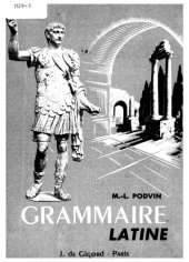 book Grammaire latine (classes secondaires)