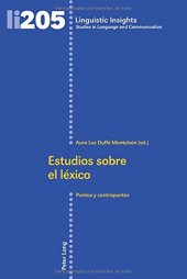 book Estudios sobre el léxico: Puntos y contrapuntos