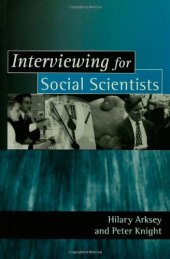 book Interviewing for Social Scientists: An Introductory Resource with Examples