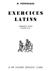 book Exercices latins. Première série. Classe de sixième