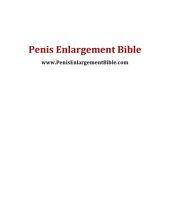 book The Penis Enlargement Bible.