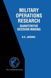 book Military Operations Research: Quantitative Decision Making