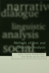 book Methods of Text and Discourse Analysis: In Search of Meaning