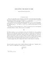 book Explaining the shape of RSK