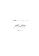 book The Ubiquitous Young Tableau [single chapter from "Invariant Theory and Tableaux"]