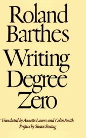 book Writing Degree Zero