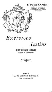 book Exercices latins. Deuxième série. Classe de cinquième