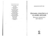 book Estado, política e classes sociais: ensaios teóricos e históricos