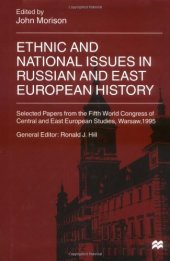 book Ethnic and National Issues in Russian and East European History