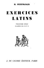 book Exercices latins. Troisième série. Classes de quatrième et de troisième