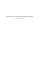 book Introduction to formal commutative algebra [Lecture notes]