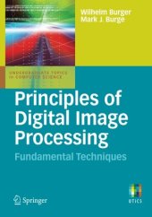 book Principles of Digital Image Processing: Fundamental Techniques