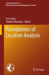 book Foundations of Location Analysis