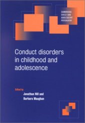 book Conduct Disorders in Childhood and Adolescence