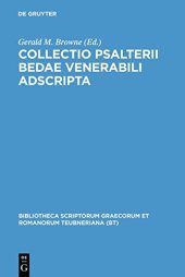 book Collectio Psalterii Bedae: Venerabili Adscripta