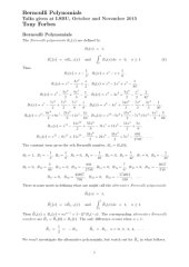 book Bernoulli Polynomials