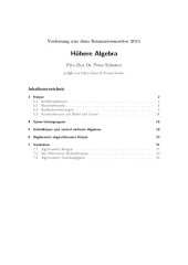 book Höhere Algebra [Lecture notes]